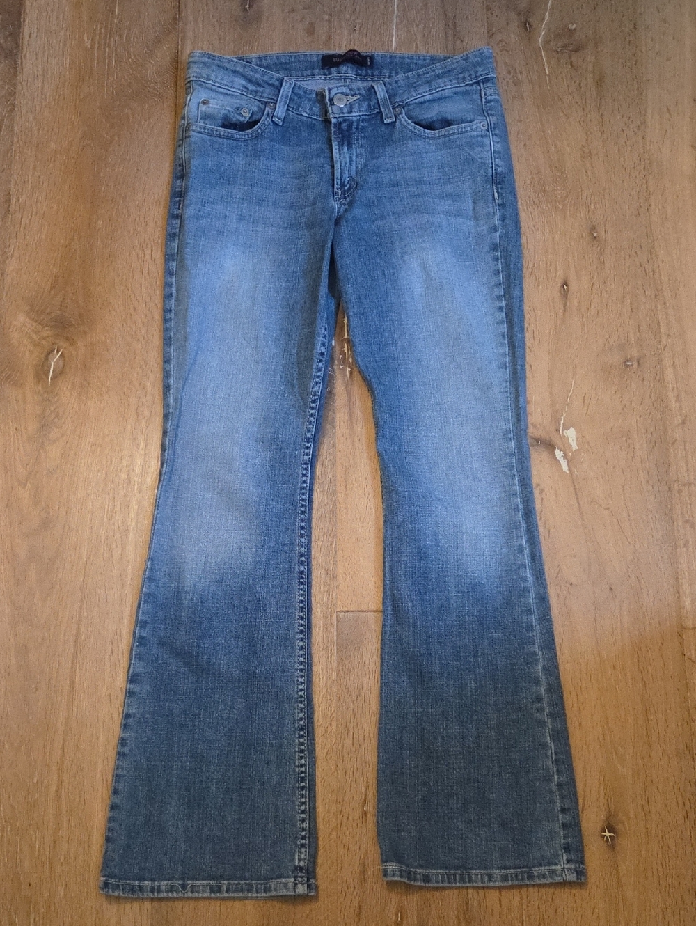 Levi's Vintage Super Low Rise Bootcut Jeans Blue Zip Fly 5